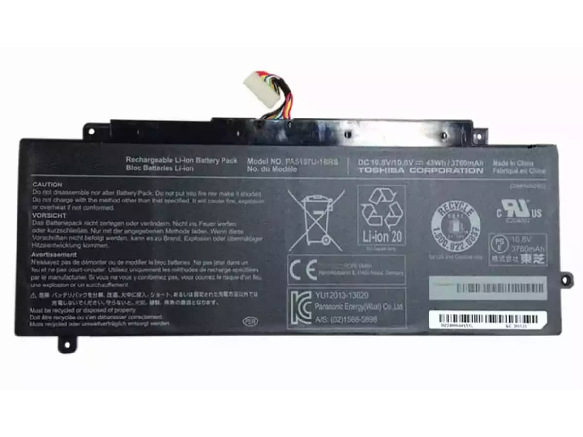 10.8V 43Wh Laptop Akku für TOSHIBA P000602670