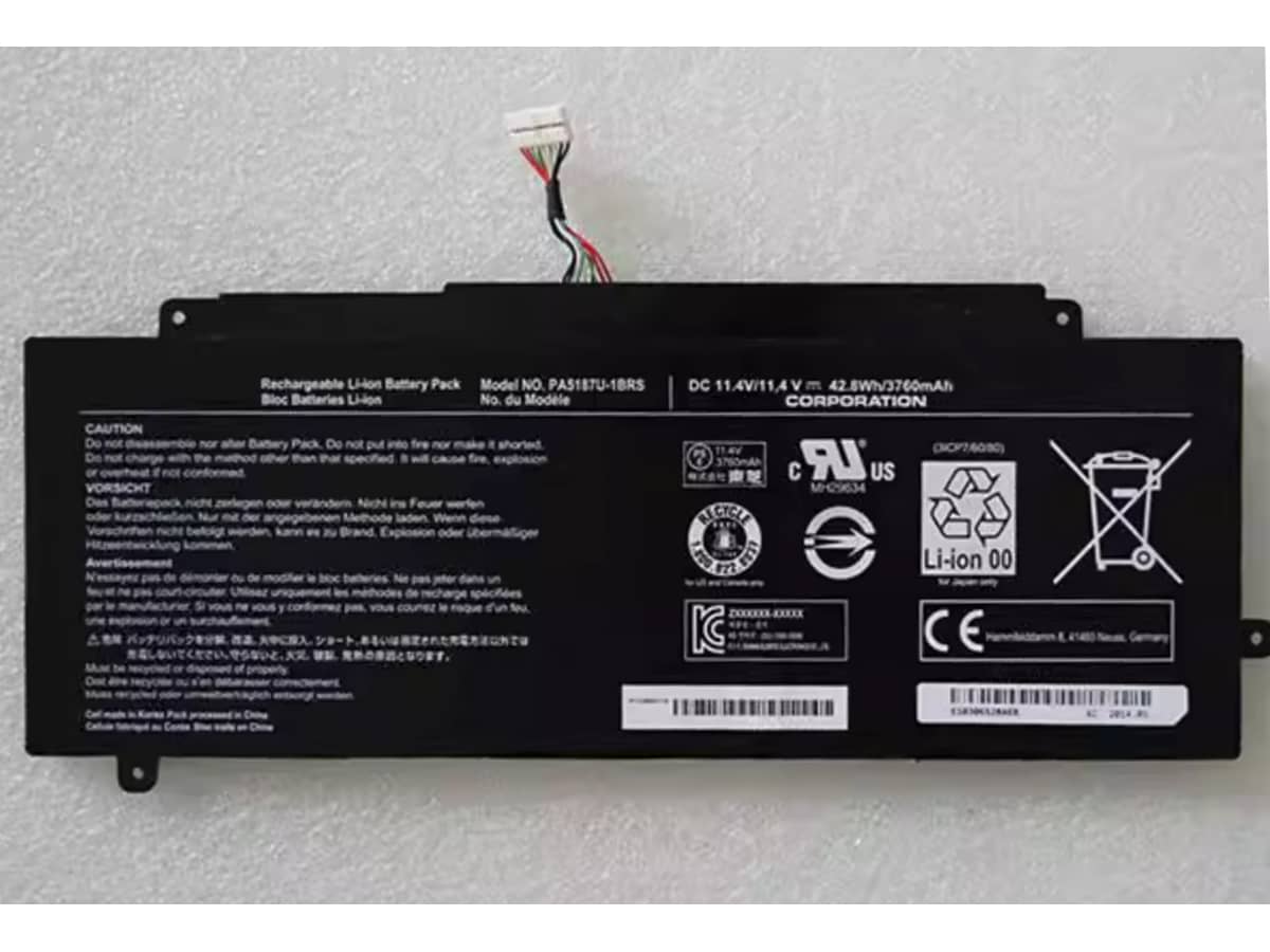 (Bild für) 10.8V 43Wh Laptop Akku für TOSHIBA P000602670