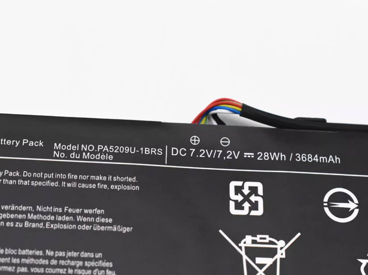 (Bild für) 7.2V 28Wh Laptop Akku für TOSHIBA P000627450