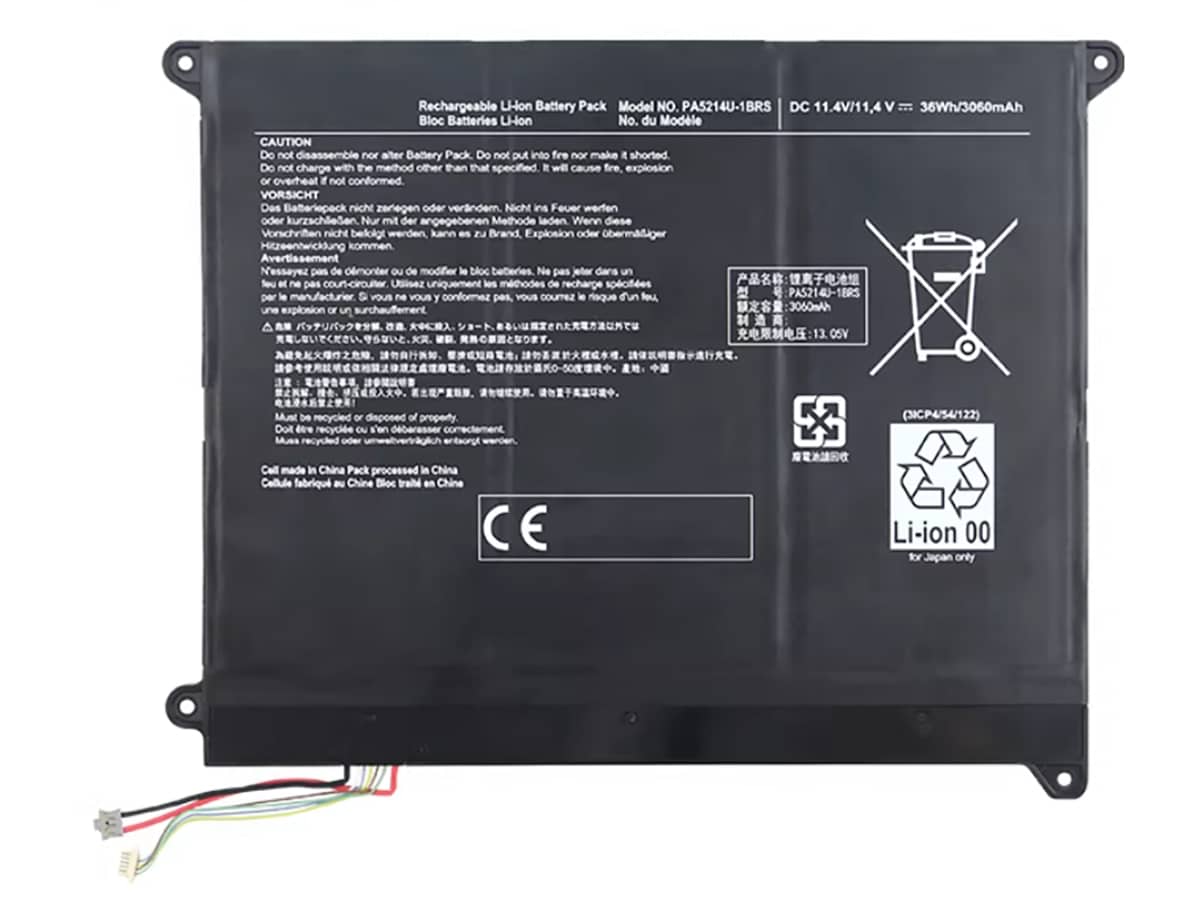 11.4V 36Wh Laptop Akku für TOSHIBA PA5214U-1BRS