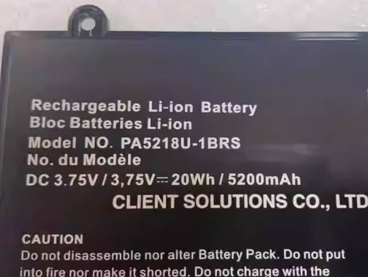 (Bild für) 3.75V 20Wh Laptop Akku für TOSHIBA Excite A204