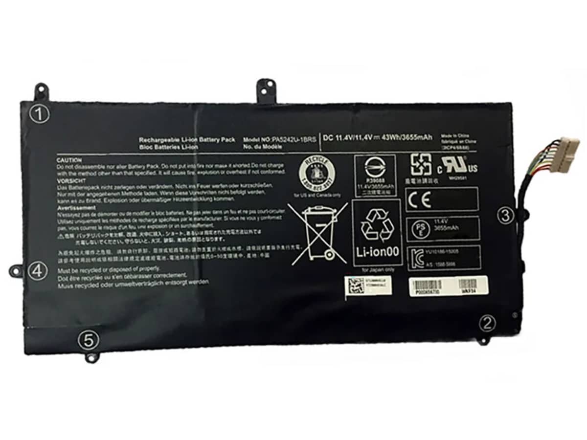 11.4V 43Wh Laptop Akku für TOSHIBA PA5242U-1BRS