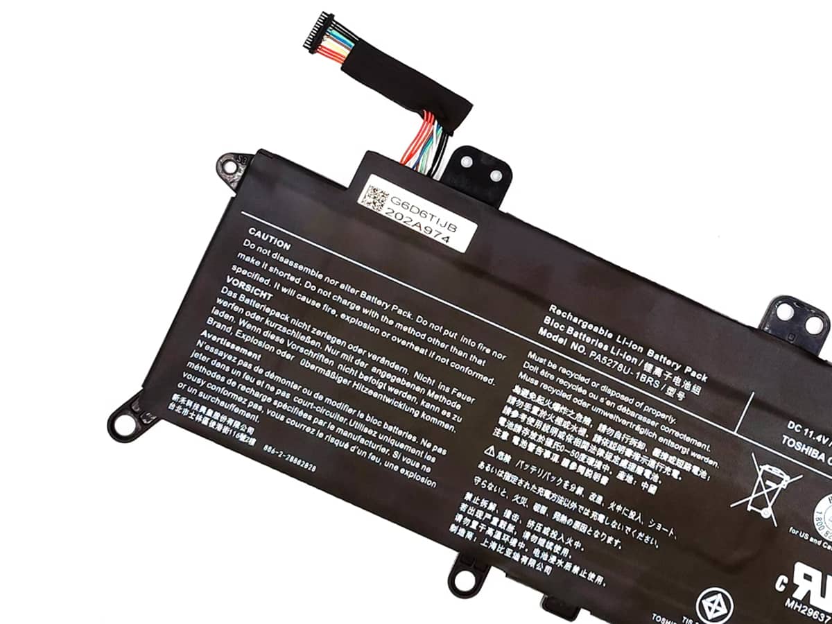 (Bild für) 11.4V 48Wh Laptop Akku für TOSHIBA PA5278U-1BRS