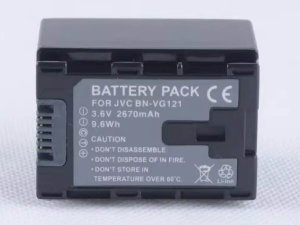 (Bild für) 3.6V 2670mAh Camcorder Akku für JVC BN-VG121AC